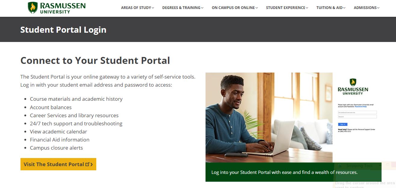 How to Login to Rasmussen College Student Portal