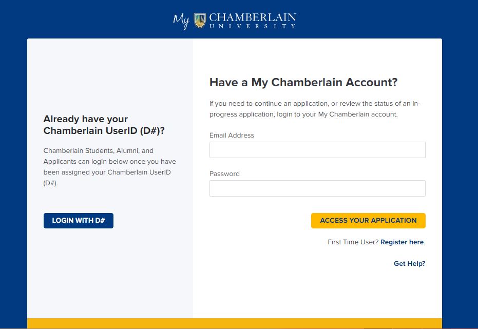 Chamberlain Student Portal