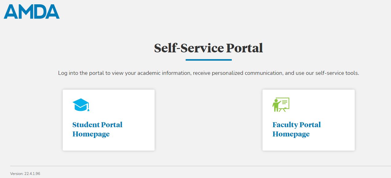 How to Login to the University Amda Student Portal