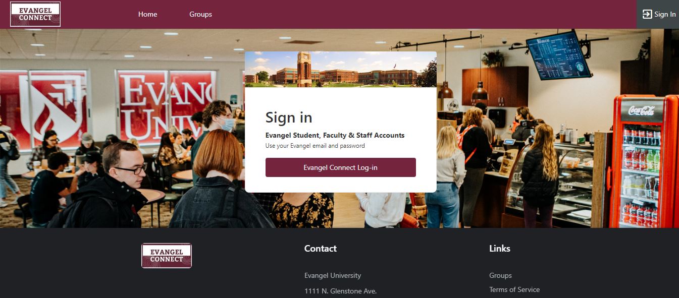 How to Login to the evangel student portal?