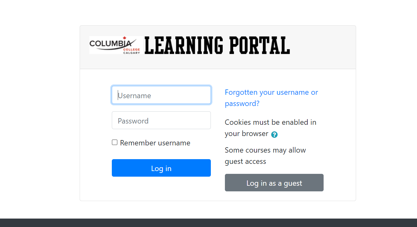 How to Login to the Student Portal Columbia College