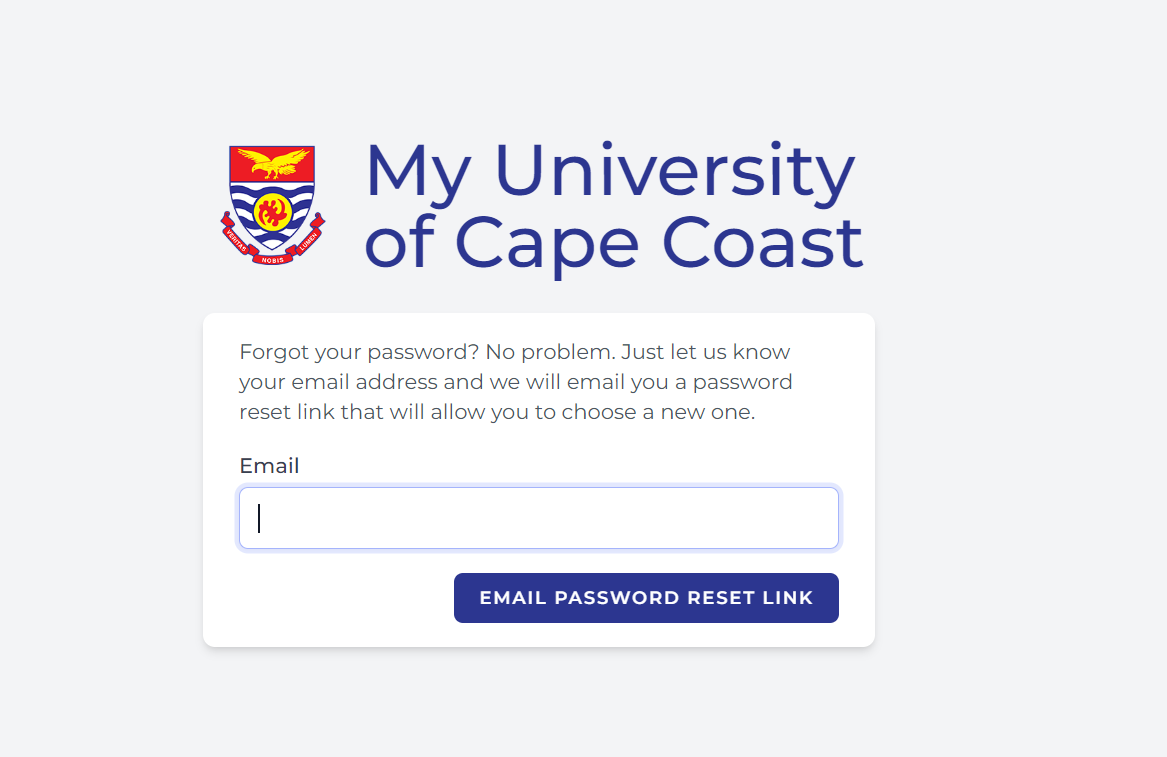 How to Retrieve your UCC student portal Login Password