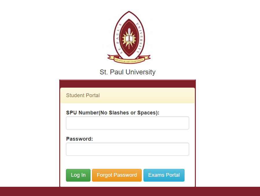 How to Login to the SPU Student Portal