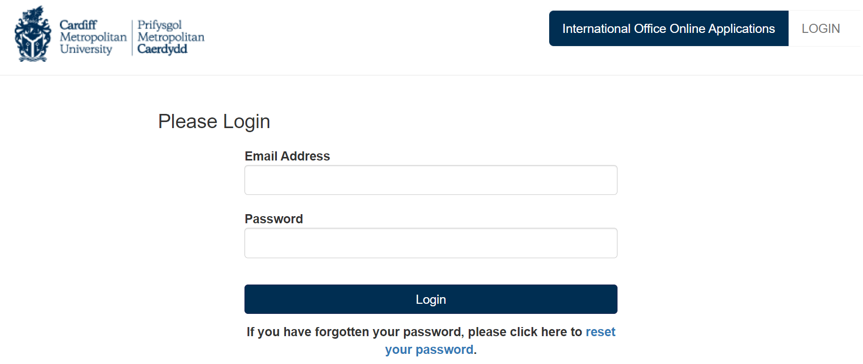 How to Login to the Cardiff met student portal