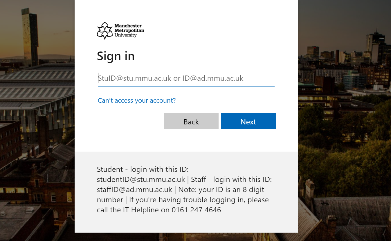 How to Login to the MMU student portal