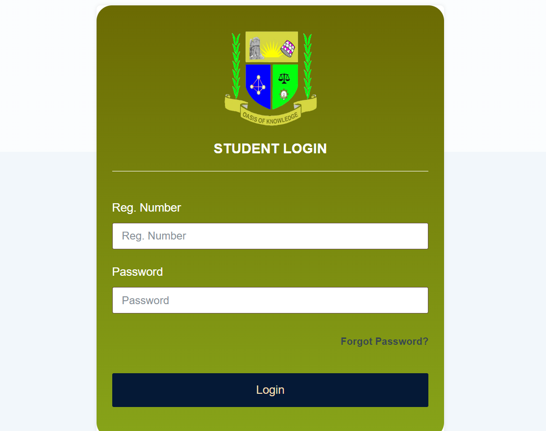 How to Login to the JOOUST student portal