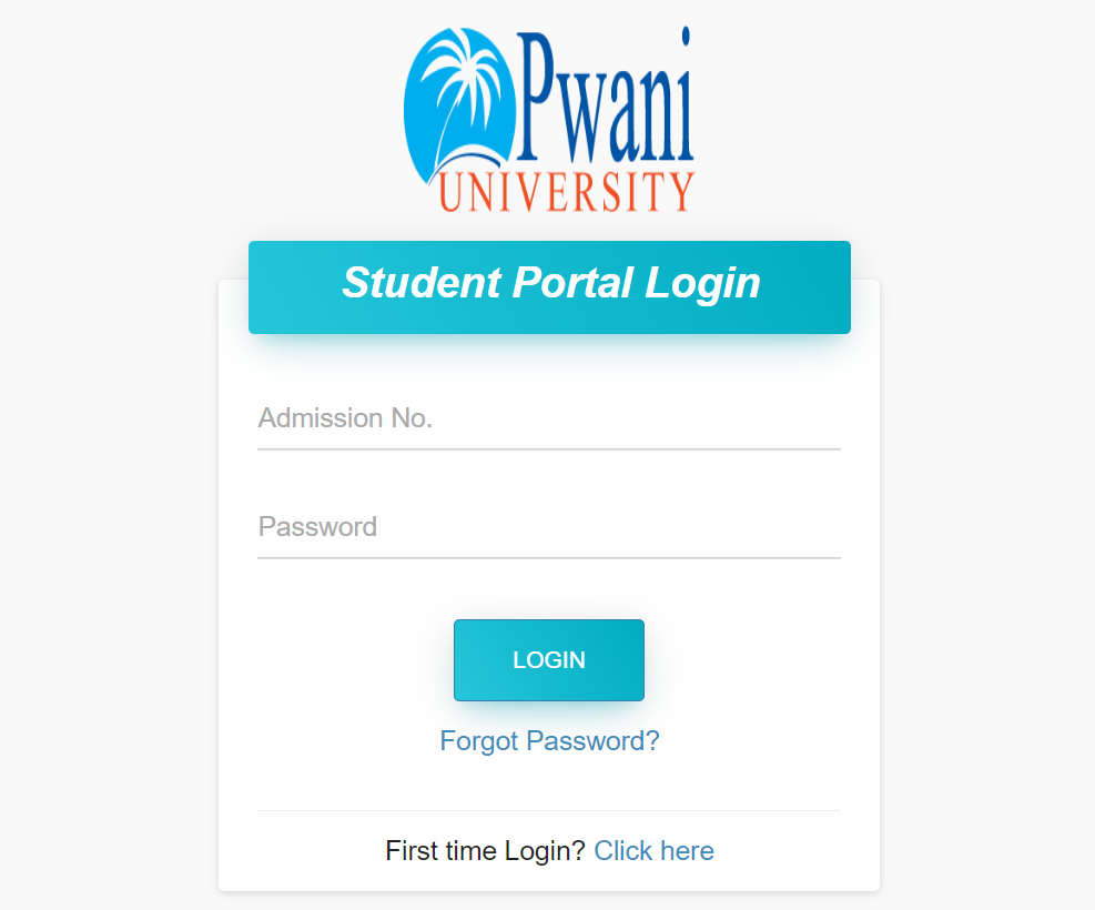 How to Login to the PWANI University Student Portal