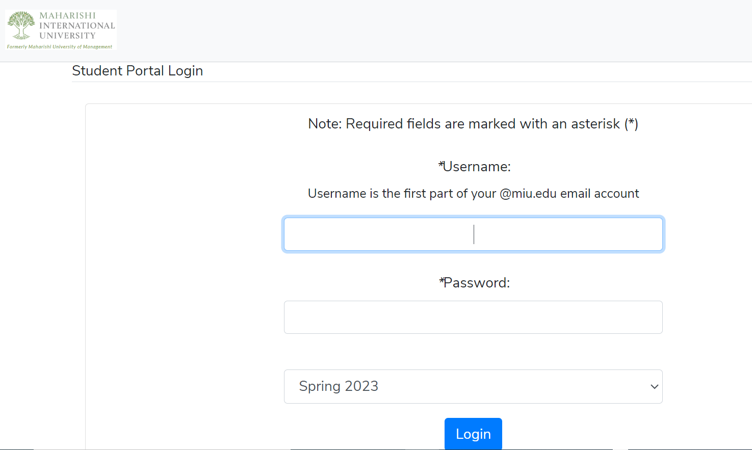 How to Login to the STU student portal