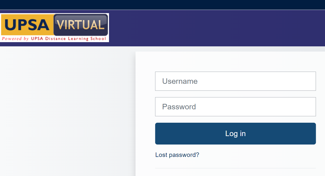 How to Login to the UPSA student portal