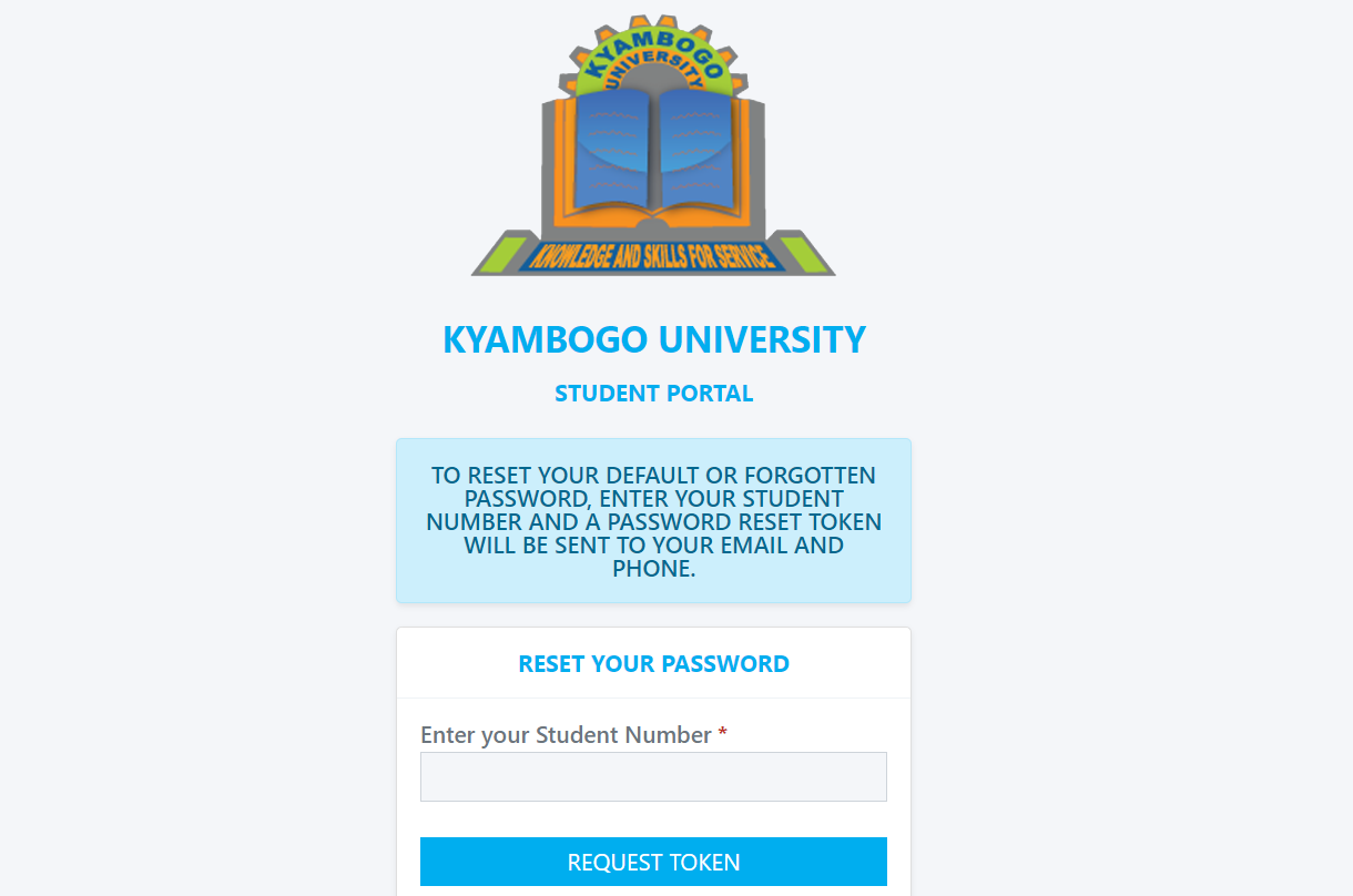 How to Retrieve your KYU Student Portal Login Password