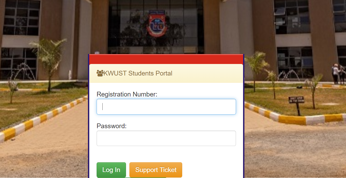 How to Login to the KWUST student Portal